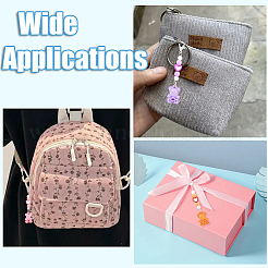 12 шт. 6 стильных подвесных украшений в виде медведя из акрила и эмали&nbsp;HJEW-YW00172