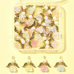 30шт. подвески-сердечки из акрила PALLOY-FS00024