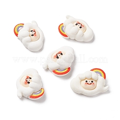 Непрозрачные кабошоны из смолы&nbsp;LS-RESI-G036-E01