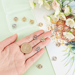 12 шт. 3-х цветные подвески из нержавеющей стали 304&nbsp;STAS-DC0009-34