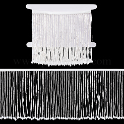 1 ярд полиэстеровой кружевной ленты с кисточкой из стеклянных бусин&nbsp;OCOR-NB0002-13C