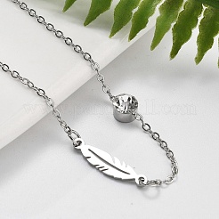 201 браслет-цепочка из нержавеющей стали&nbsp;LS-BJEW-H205-01E-P