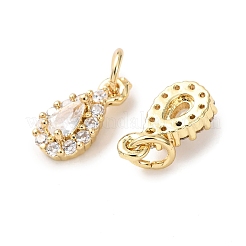 Латунные микро проложить кубического циркония подвески&nbsp;LS-RB-I077-15G-RS