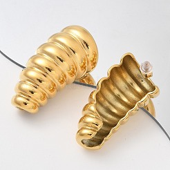 Серьги-гвоздики из нержавеющей стали 304&nbsp;LS-EJEW-M069-01G