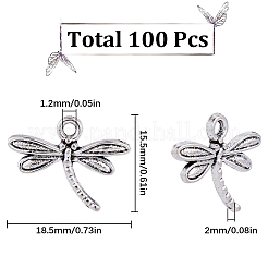 100 шт. Подвески из сплава в тибетском стиле&nbsp;TIBE-SC0001-91