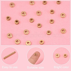 10 шт. Латунные дистанционные бусины&nbsp;KK-YW0003-11