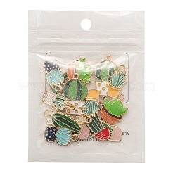 Подвески из сплава эмали 16шт 8 стиля&nbsp;ENAM-FS0001-12