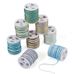 8 рулон двухцветного сегментно окрашенного нейлонового металлического шнура&nbsp;NWIR-TA0001-33