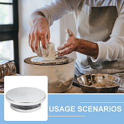 Вращающаяся витрина из алюминиевого сплава&nbsp;AJEW-WH0419-65