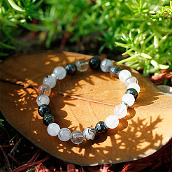 Натуральные браслеты из турмалинированного кварца&nbsp;NE6607