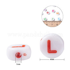 288 г 26 стильные белые акриловые бусины&nbsp;SACR-X0015-16