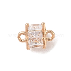 Латунные подвески-коннекторы со стеклом&nbsp;KK-B100-074G