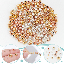 450 шт. 15 стиля латунные распорные бусины для стоек&nbsp;KK-WR0001-40