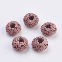 Европейские бусины из натуральной лавы&nbsp;G-E477-A