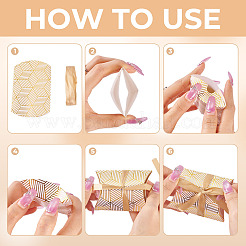 30 набор 2-х цветных коробок для конфет с подушечками из картона и бумаги с горячим тиснением&nbsp;CON-TA0001-29