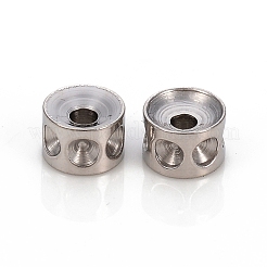 Устойчивые к потускнению бусины из нержавеющей стали 304 со стразами&nbsp;STAS-I150-02A-P