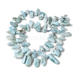 Природные ларимар бисер нитей&nbsp;G-P604-A28-01