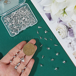 200 шт. 4 стиля латунных колышков&nbsp;KK-BBC0020-76