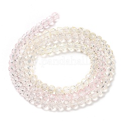 Прозрачные окрашенные стеклянные бусины&nbsp;LS-DGLA-A034-T3mm-A25