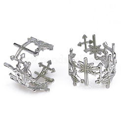 Кольцо-манжета из нержавеющей стали 201 с крестообразным обхватом&nbsp;RELI-PW0001-001P