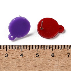 Акриловые серьги-гвоздики&nbsp;EJEW-H181-01P