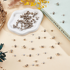 50 шт. круглых ручек из сплава для изготовления небольших шкатулок для украшений&nbsp;DIY-GF0012-49P