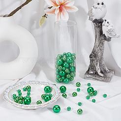 150 шт. 3 вида пластиковых бусин с имитацией жемчуга&nbsp;OACR-SP0001-69