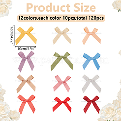 120 шт. бант из двухцветного полиэстера&nbsp;FIND-PH0021-90