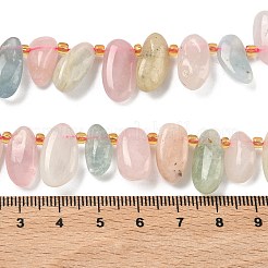 Природные морганит нитей бисера&nbsp;G-P604-A07-01