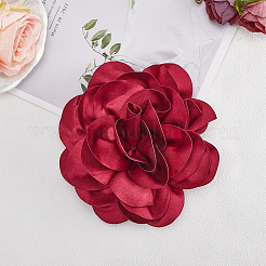 Цветочные броши из полиэстера&nbsp;JEWB-WH20008-04C