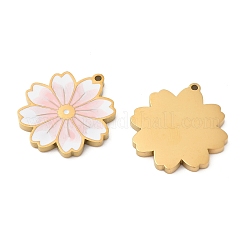 Подвески из нержавеющей стали 304 с эмалью&nbsp;STAS-S156-01G-06