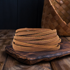 5 м плоские шнуры из коровьей кожи&nbsp;WL-GF0001-27B-01