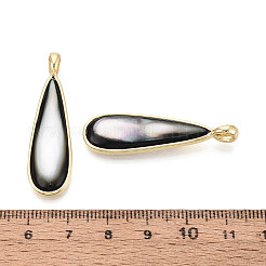 Оболочки губ натуральный черный подвески&nbsp;KK-T073-65C