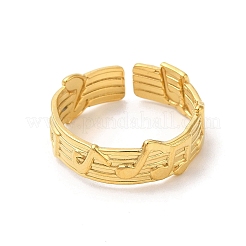 Ионное покрытие(ip) 304 нержавеющая сталь манжета широкие кольца для пальцев&nbsp;RJEW-L107-015G