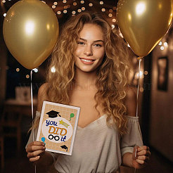 Выпускной тема трафареты для резки углеродистой стали&nbsp;DIY-WH0309-1762