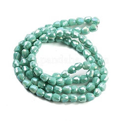 Стеклянные бусины с гальваническим покрытием &nbsp;EGLA-D030-P4mm-B09