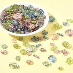 100 г прозрачных акриловых бусин&nbsp;OACR-FS0002-01