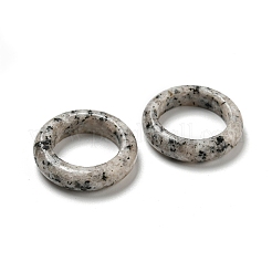 Простое кольцо с натуральным лабрадоритом&nbsp;RJEW-P044-01C-09