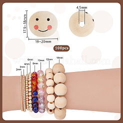 Деревянные бусины&nbsp;WOOD-PH0008-78