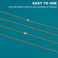 12шт 2 стильные латунные застежки-лобстеры&nbsp;KK-SC0002-26