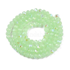 Стеклянные бусины с гальваническим покрытием &nbsp;LS-EGLA-A044-J4mm-L08