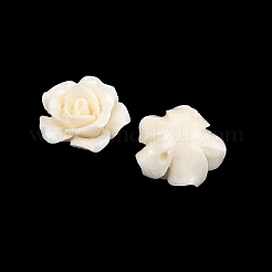 Резные бусины из окрашенного синтетического коралла&nbsp;CORA-C004-01B