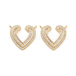 Подвески из латуни с прозрачным фианитом&nbsp;KK-E068-VC477