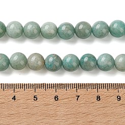 Природных амазонит бисер нитей&nbsp;G-F602-02-8mm-01