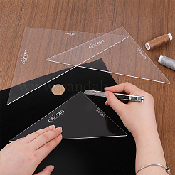 Акриловые линейки для квилтинга&nbsp;DIY-WH0034-84C