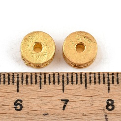 Настоящие 18k позолоченные латунные бусины&nbsp;KK-K093-10G