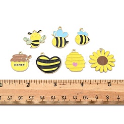 14 шт. 7 стиля эмалевые подвески из сплава с пчелиной тематикой&nbsp;FIND-FP0002-83