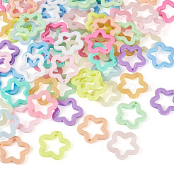 55шт 11 цвета непрозрачные акриловые подвески&nbsp;MACR-TA0002-46