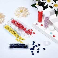 6 цвет стеклянный бисер с 2 отверстиями&nbsp;SEED-NB0001-26