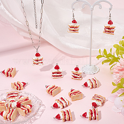 Подвески из непрозрачной смолы 20 шт.&nbsp;RESI-SC0036-49